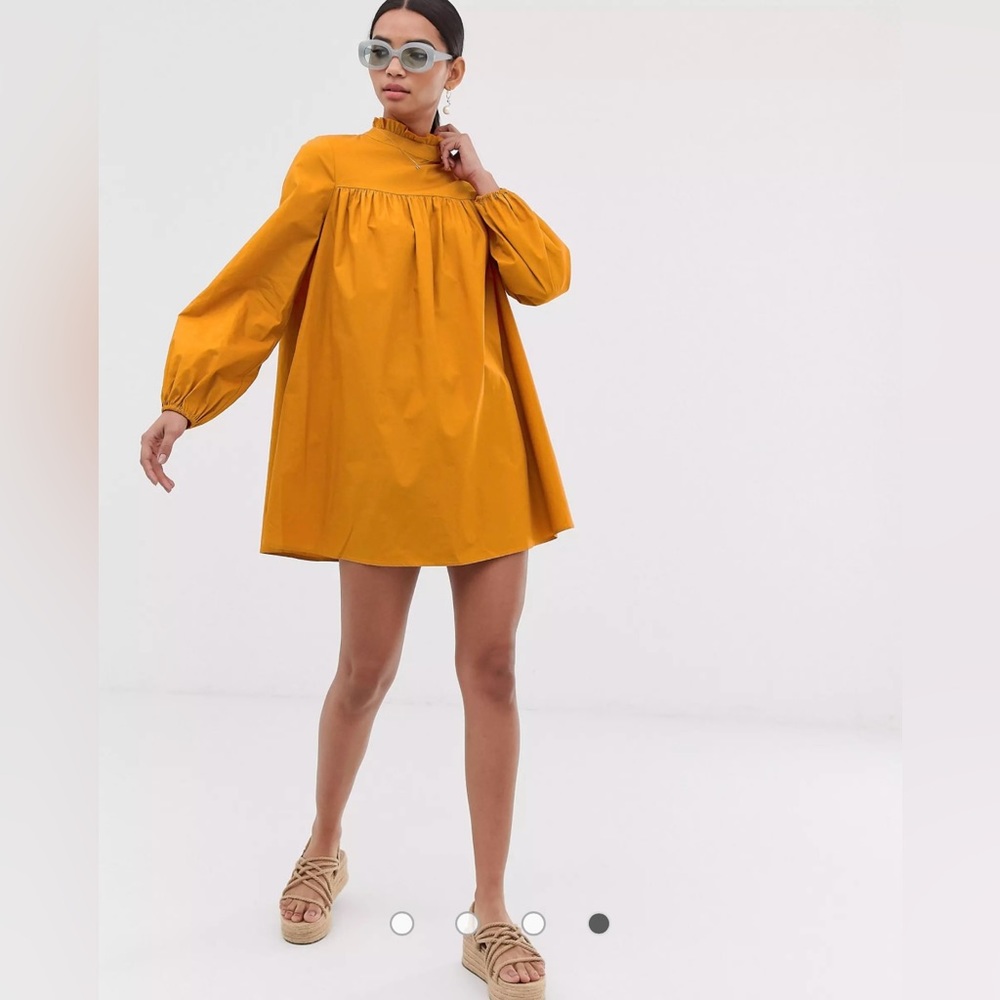 ASOS High Neck Long Sleeved Shift Dress